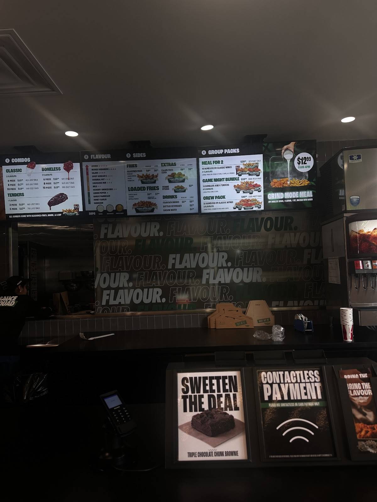 Wingstop меню