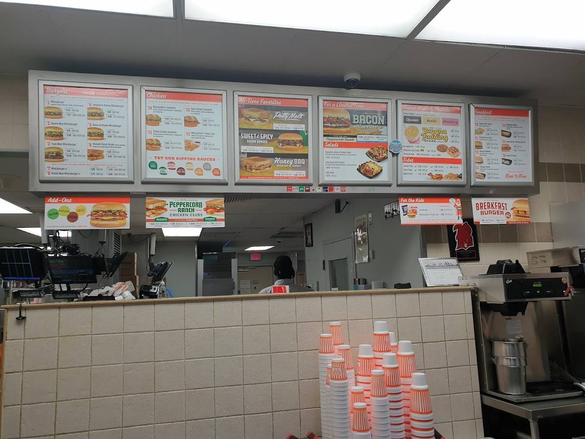 Whataburger меню