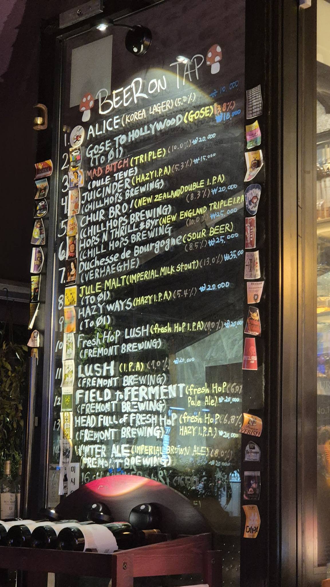 White Rabbit Tap House меню