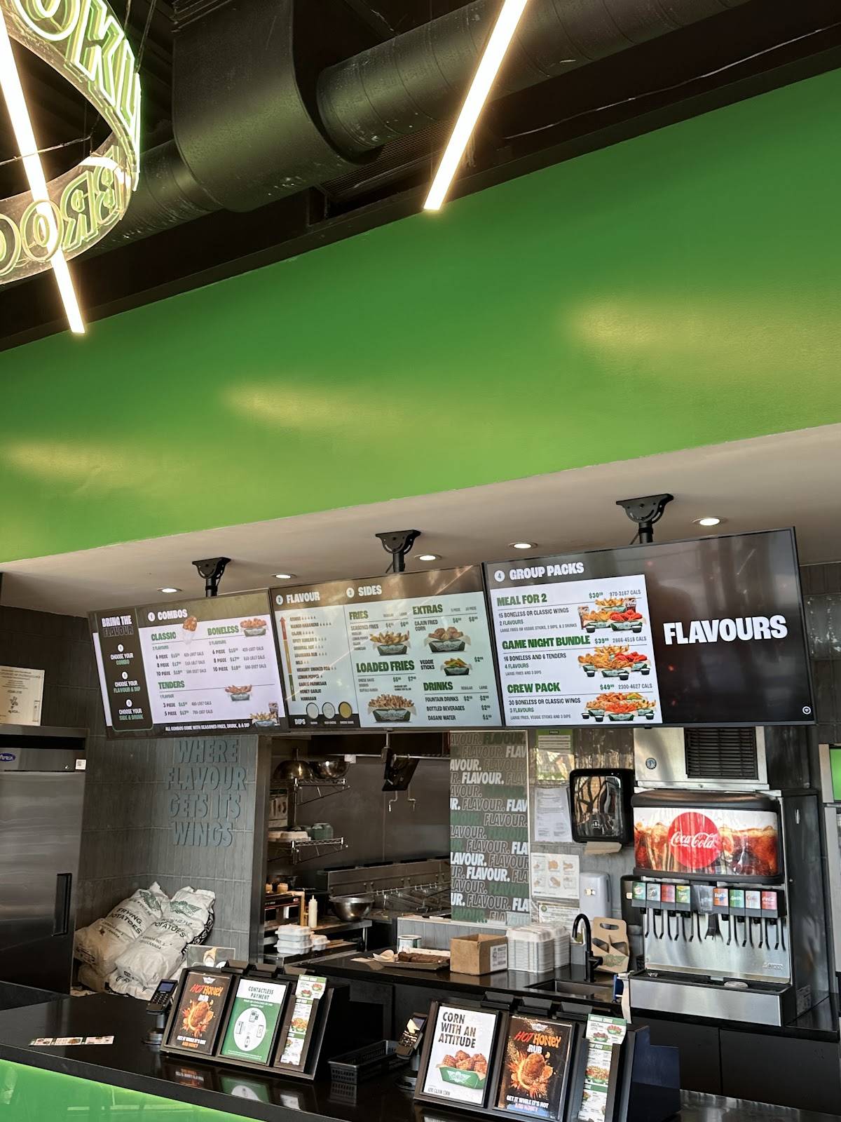 Wingstop меню