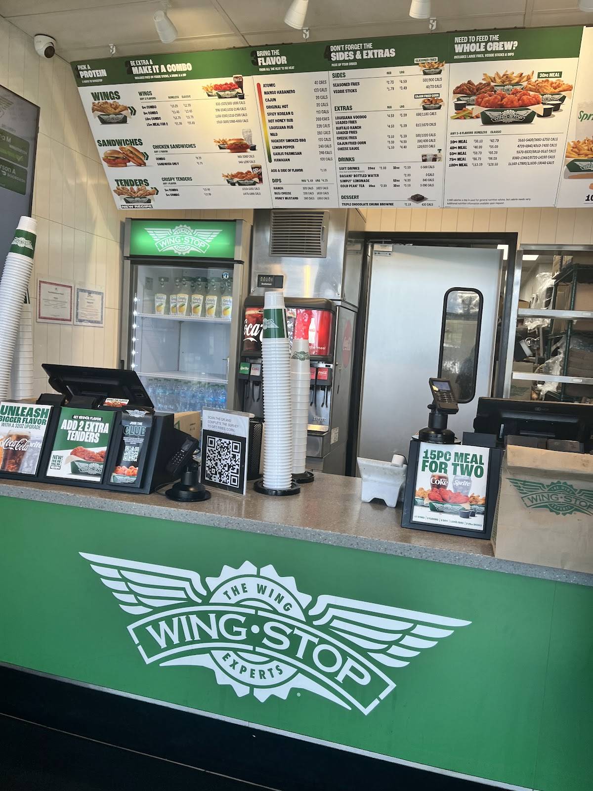 Wingstop меню