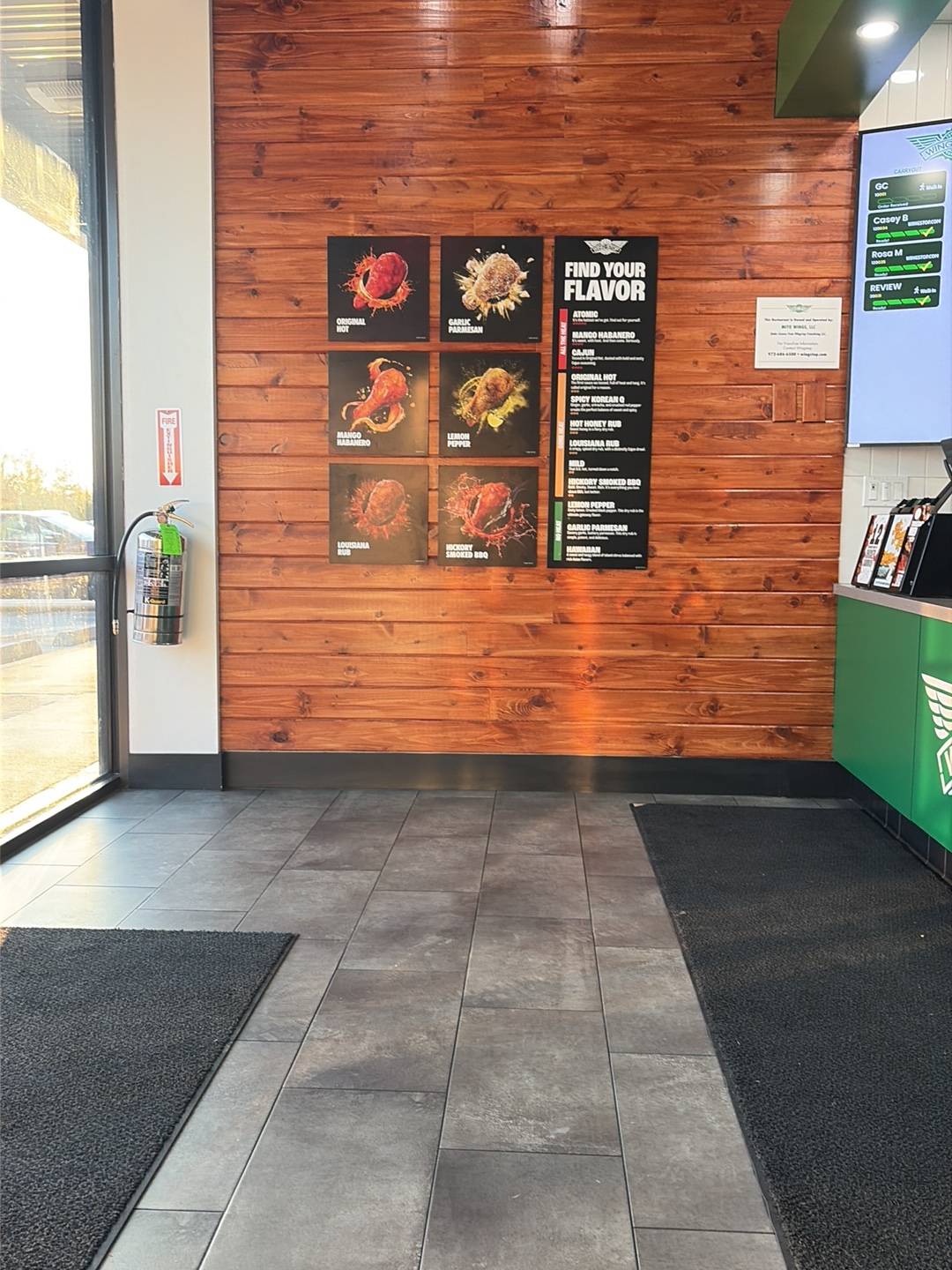Wingstop меню