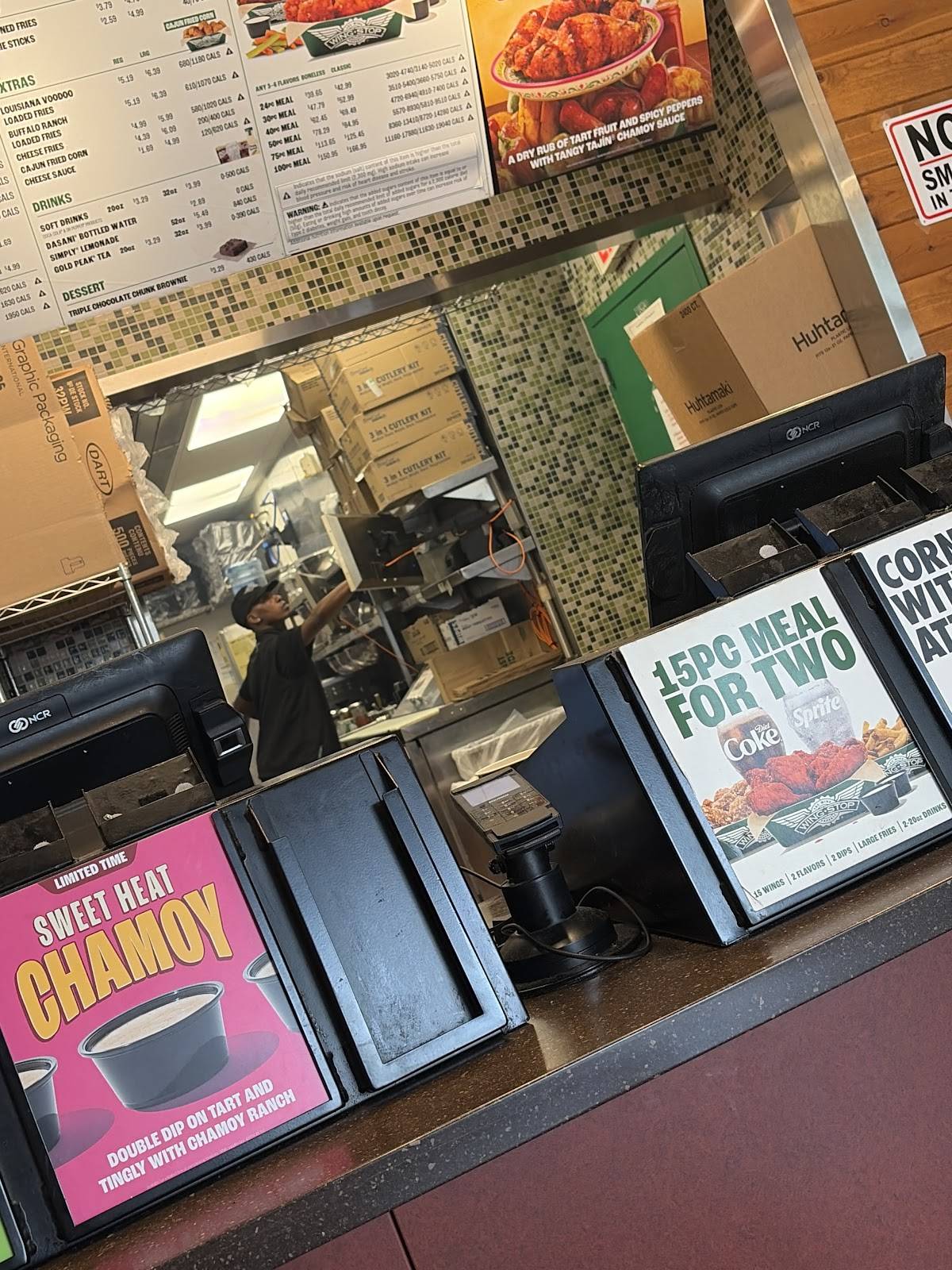Wingstop меню