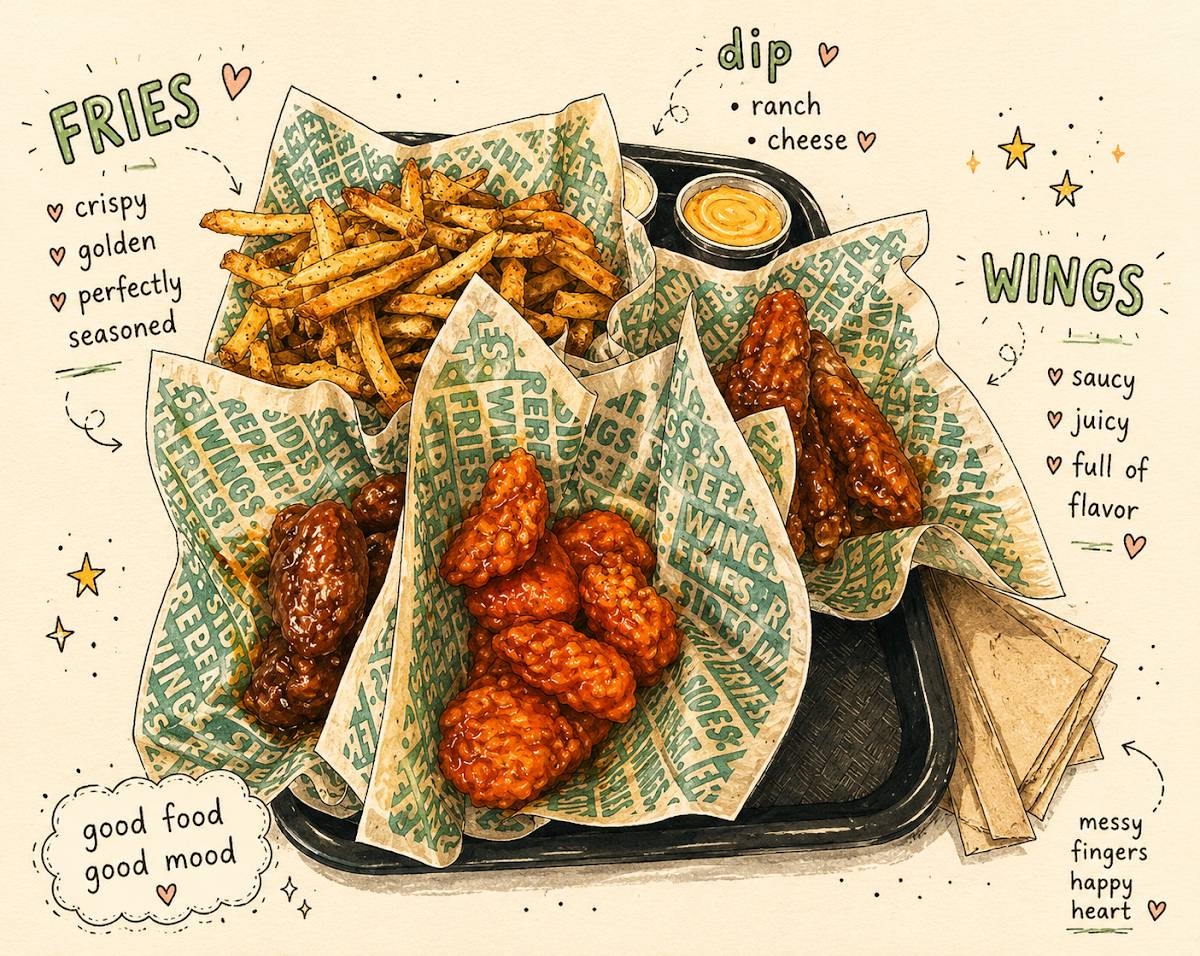 Wingstop меню
