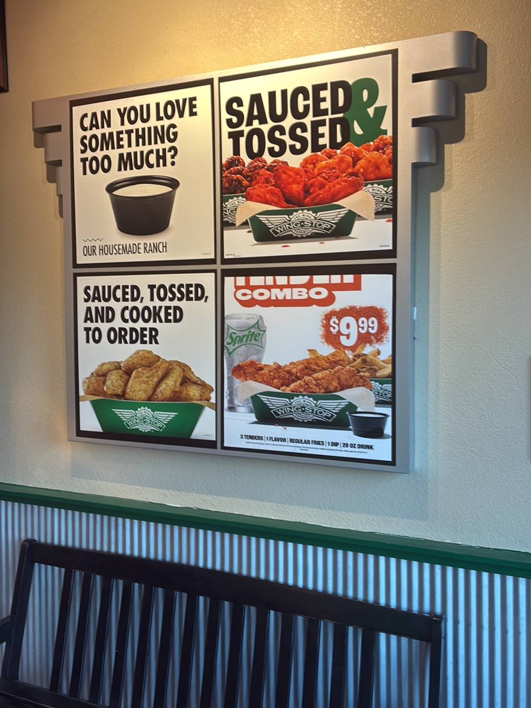 Wingstop меню