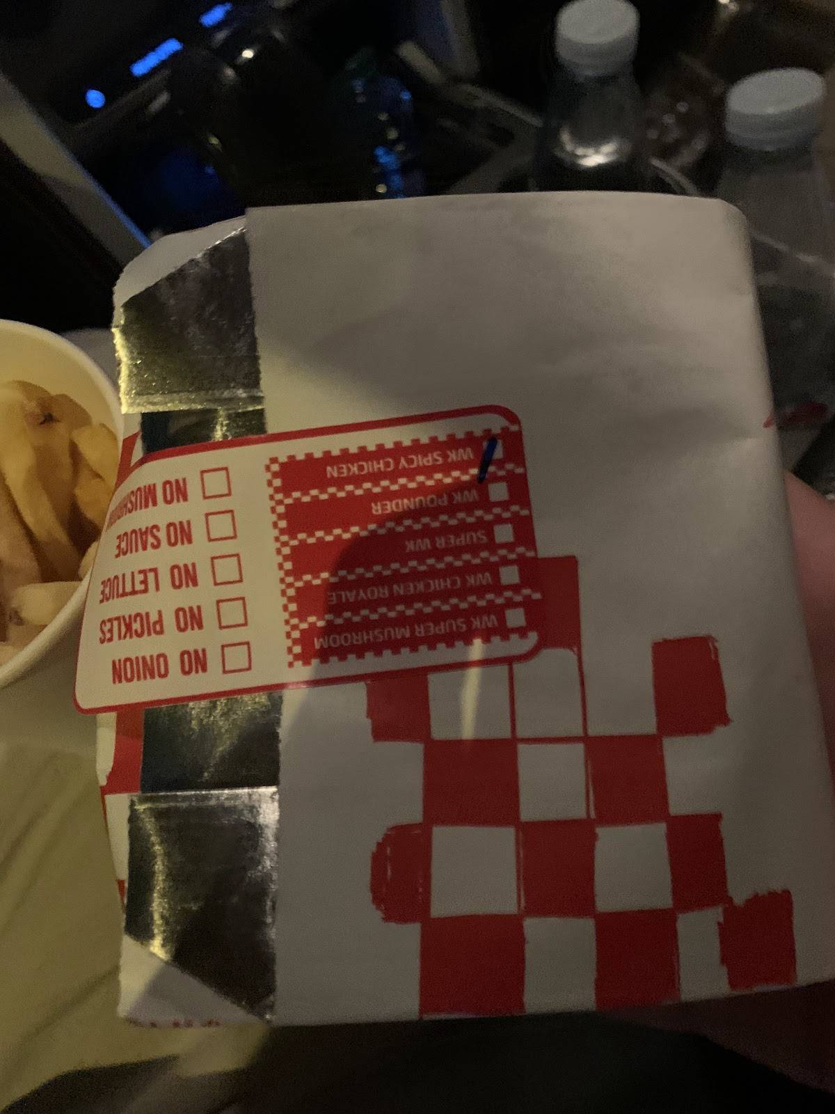 Wk Burger меню