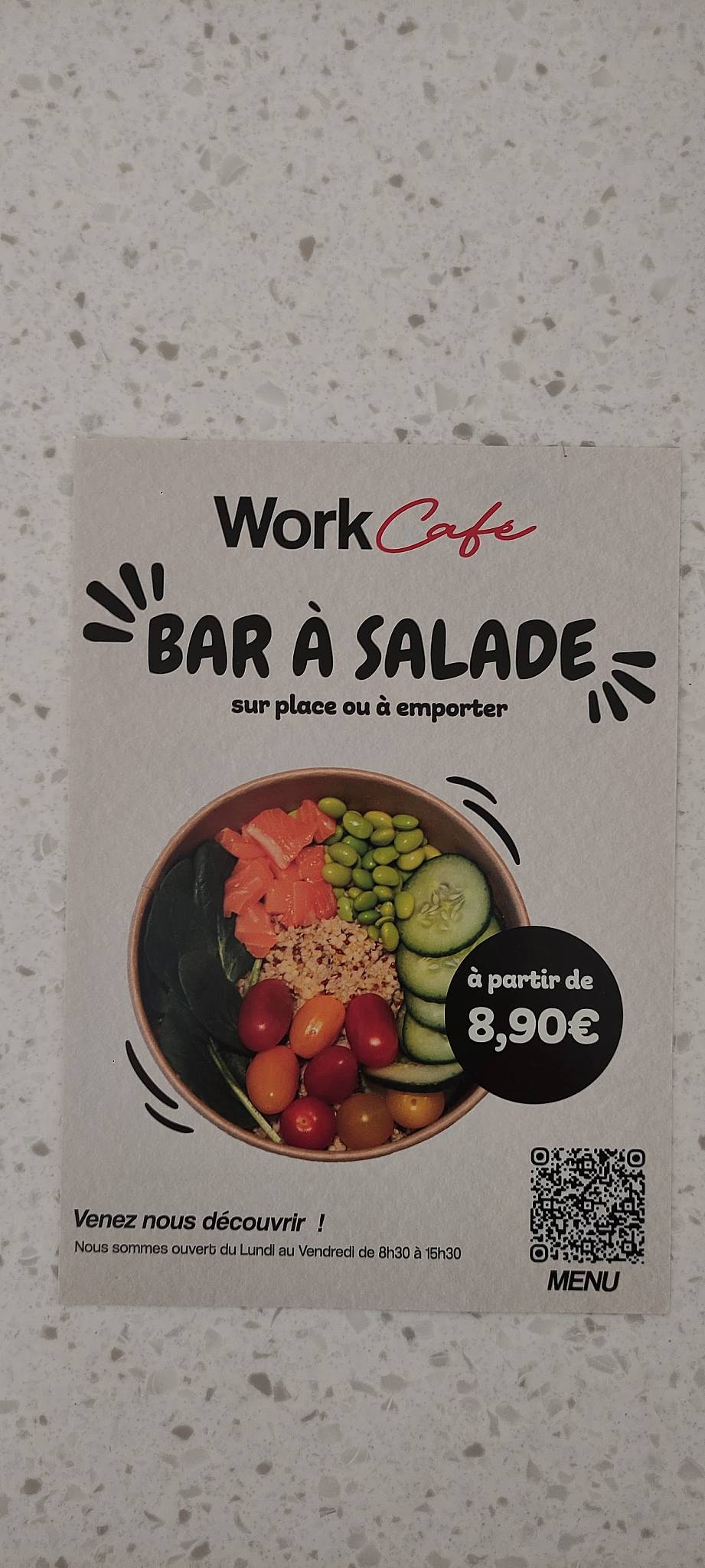 WorkCafé меню