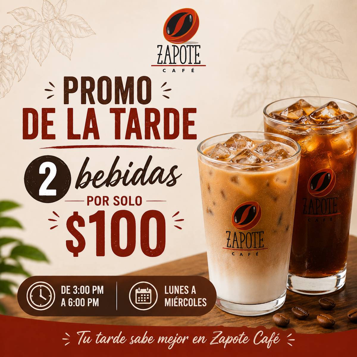 Zapote Café меню