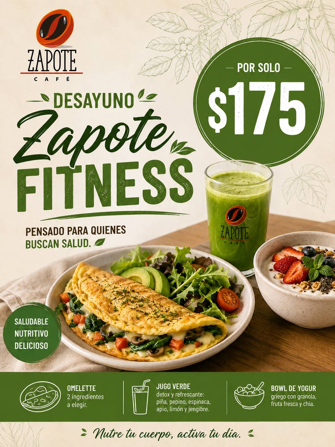 Zapote Café меню