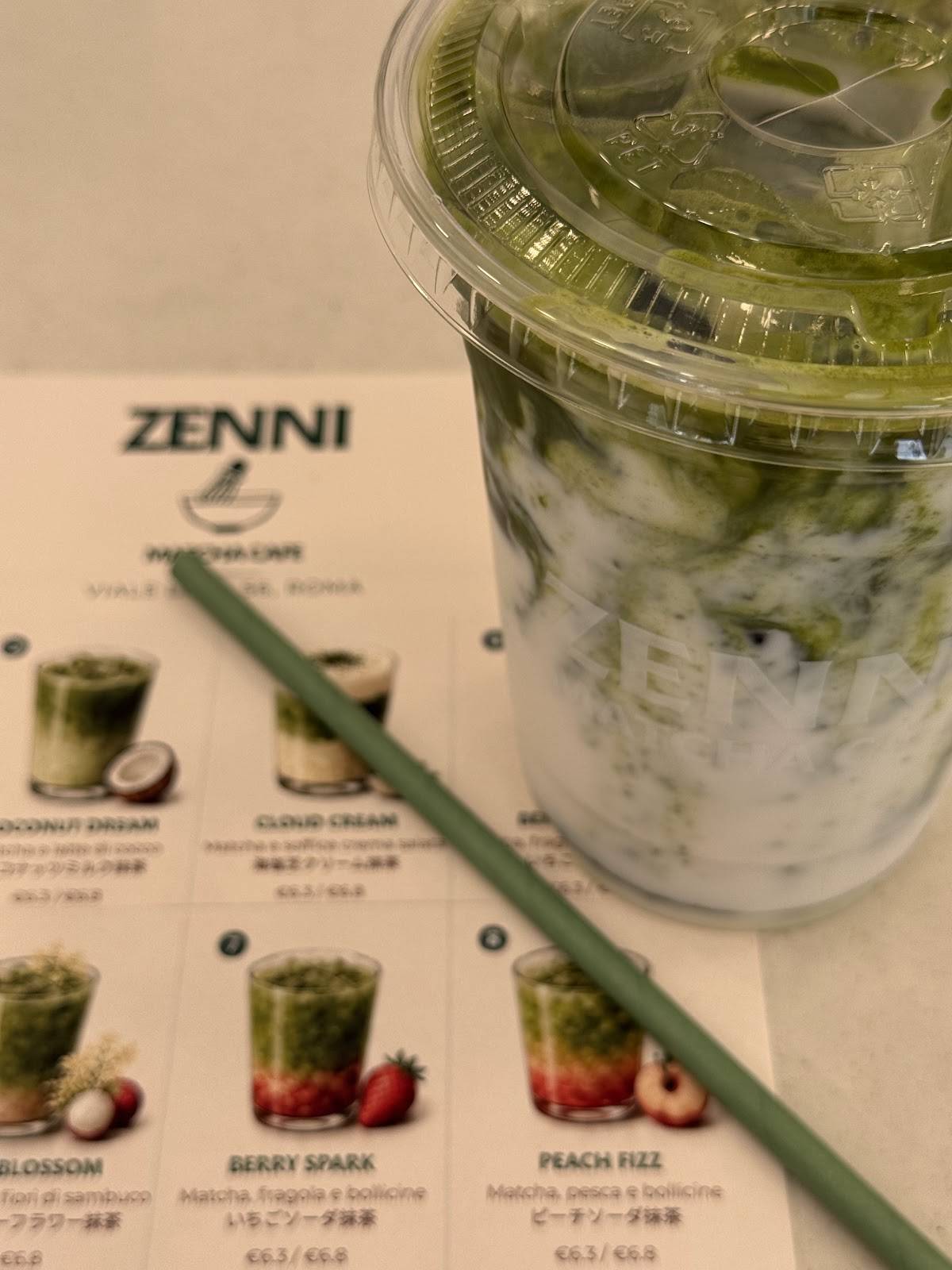Zenni Matcha Cafe меню