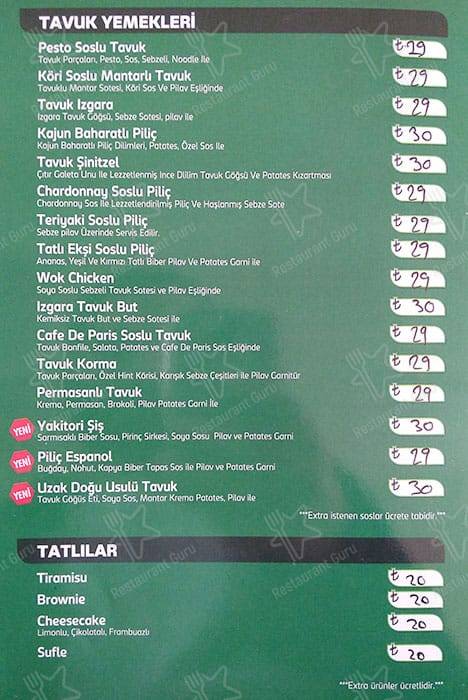 Pekos Cafe меню