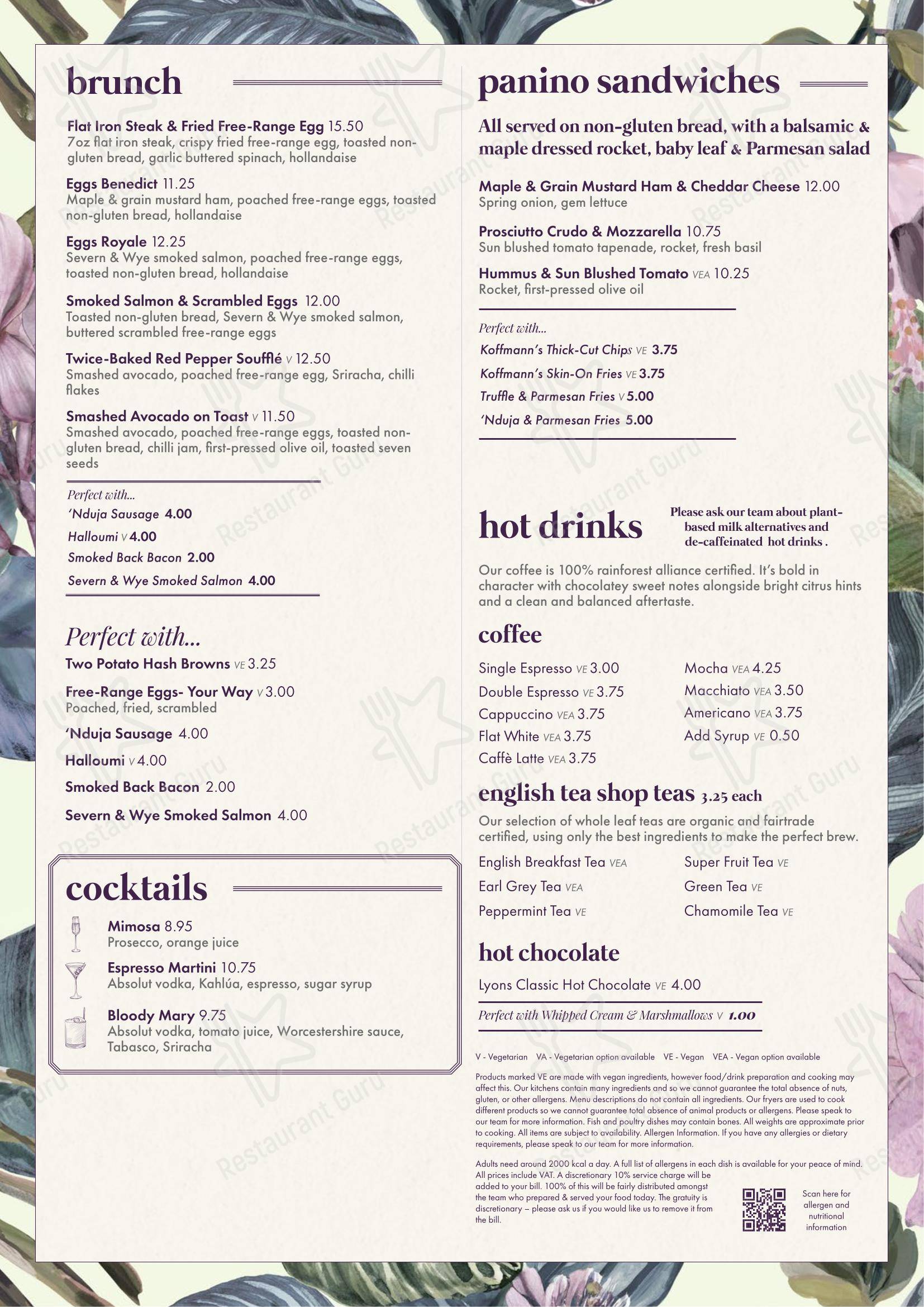 Takeaway Menu ресторана Anchor - Hullbridge в Хокли