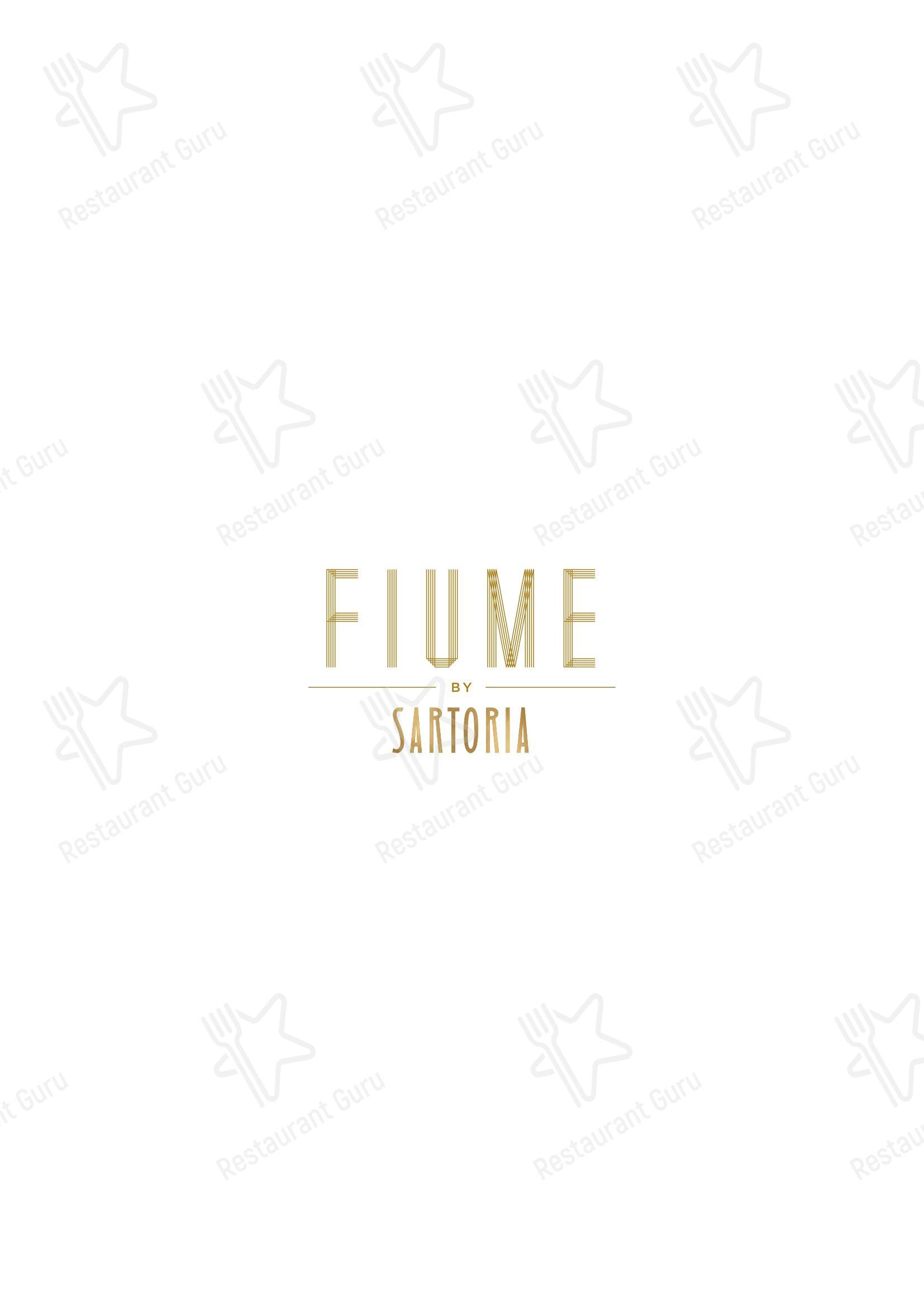 Group Booking Menu паба и бара Fiume