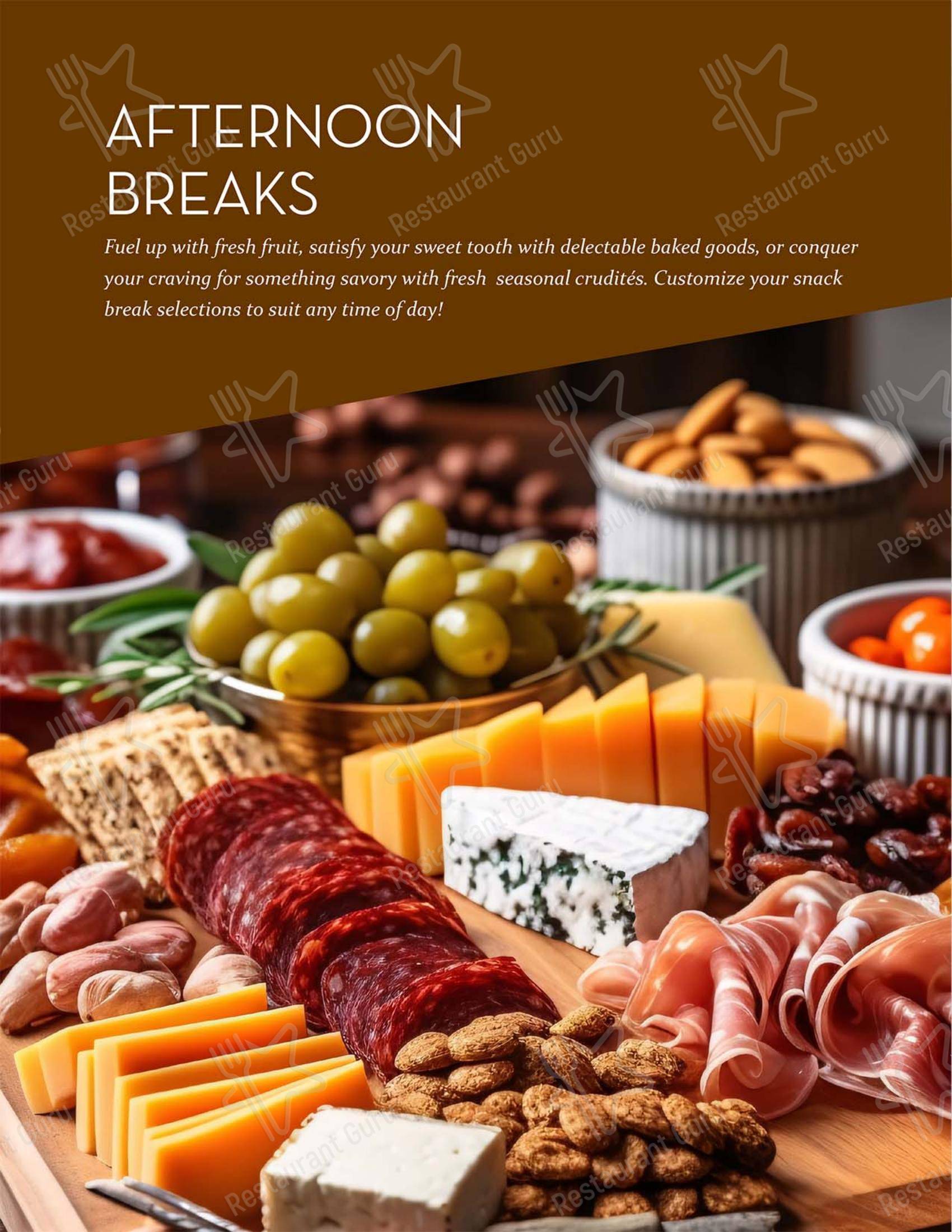 Group Booking Menu стейк хауса Hamley Cafe