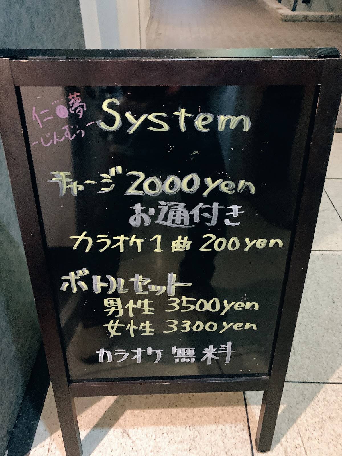 仁夢 меню