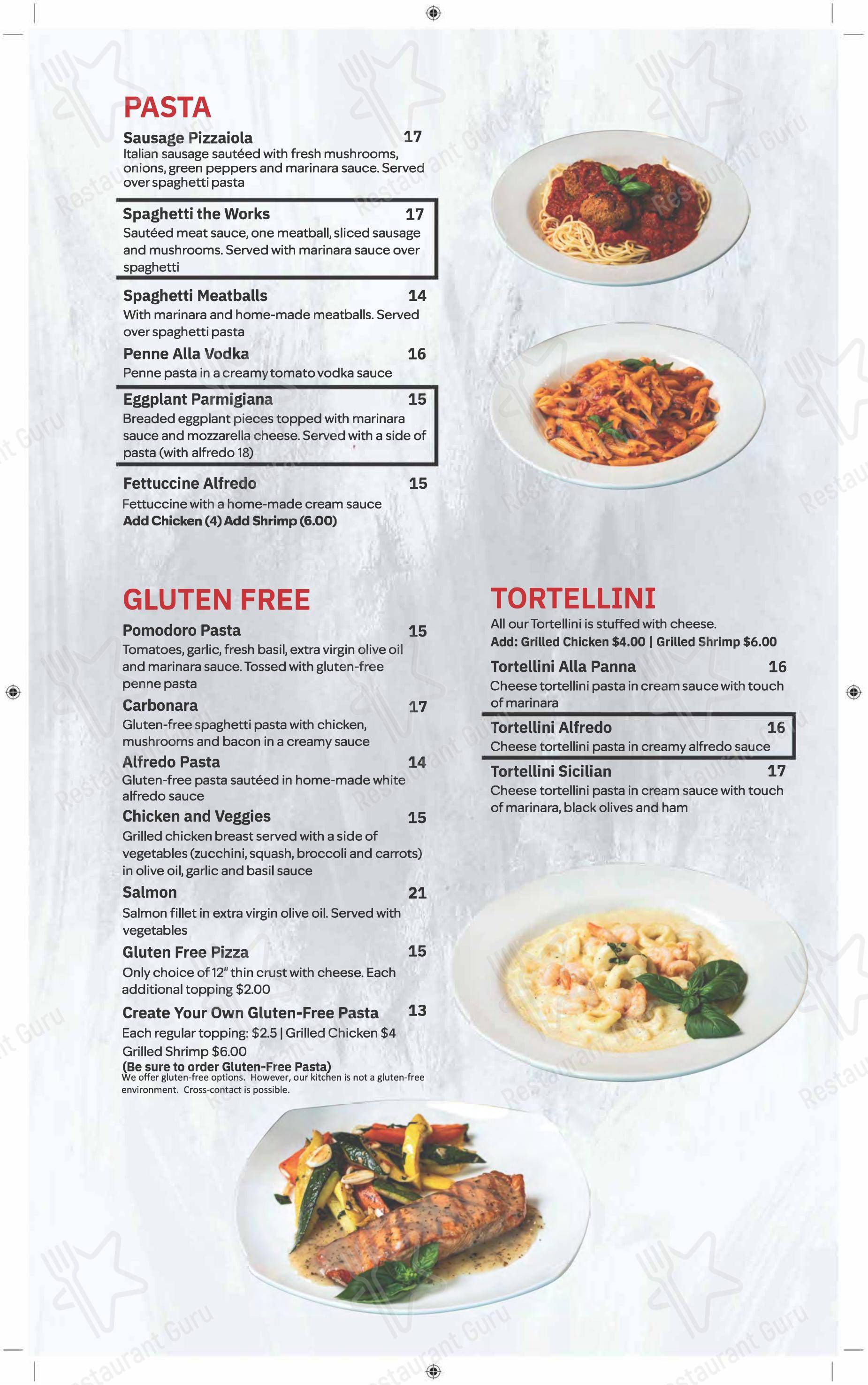Adriatic Cafe Italian Grill Spring TX в Спринге - At Home Catering Menu