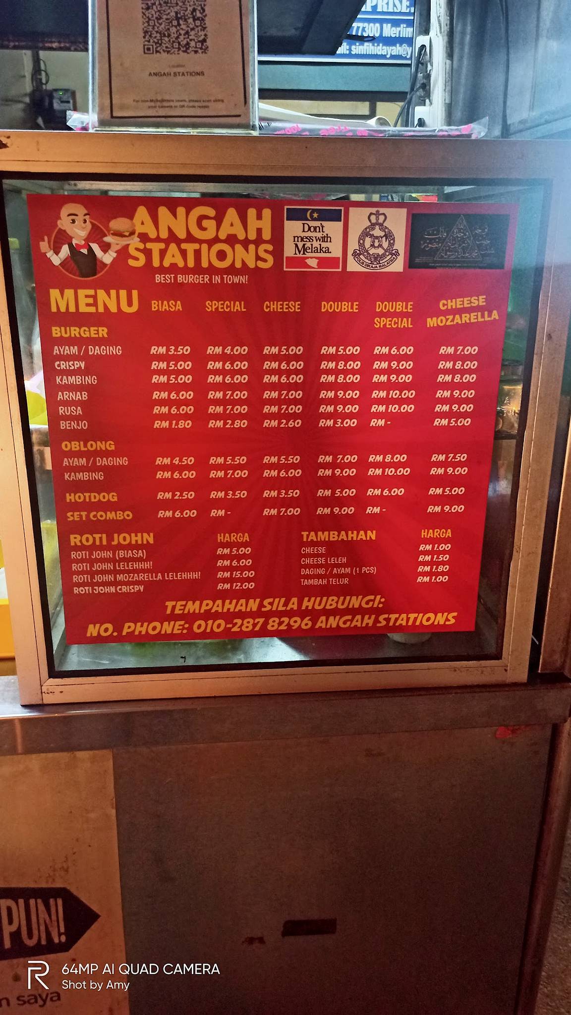 Angah Stations меню