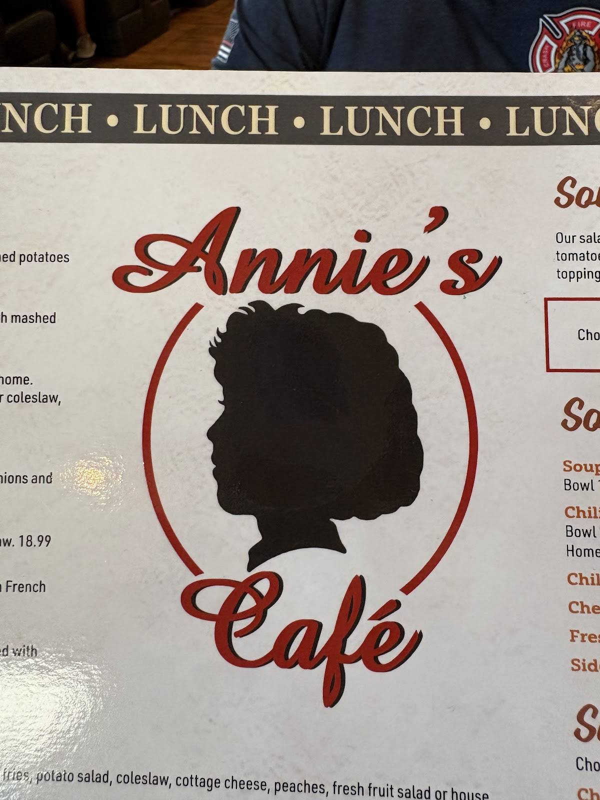 Annie's Cafe Riverside меню