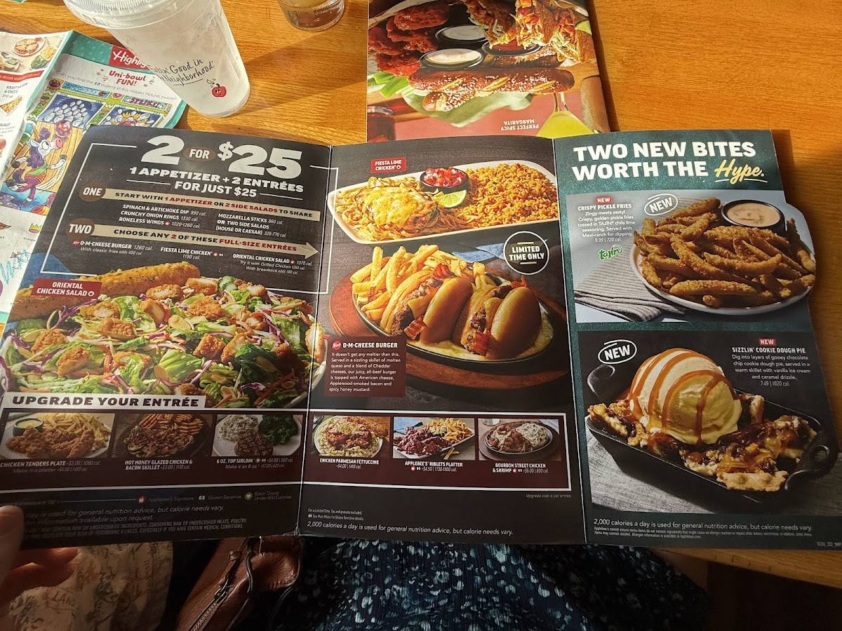Applebee's Grill + Bar меню