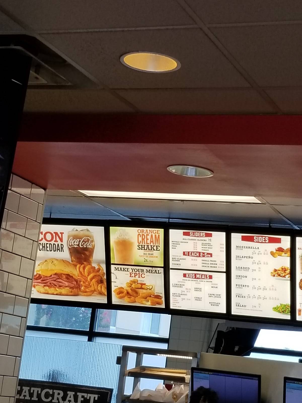 Arby's меню
