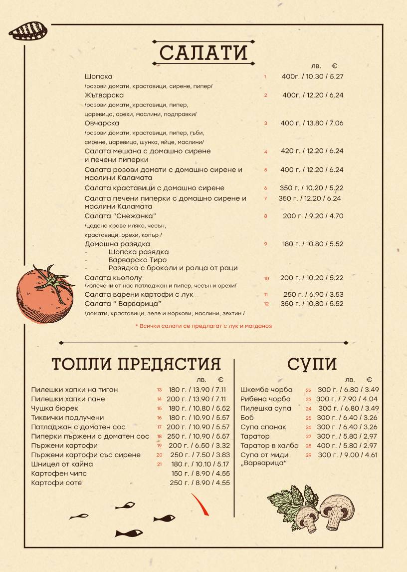 At Dimo's меню