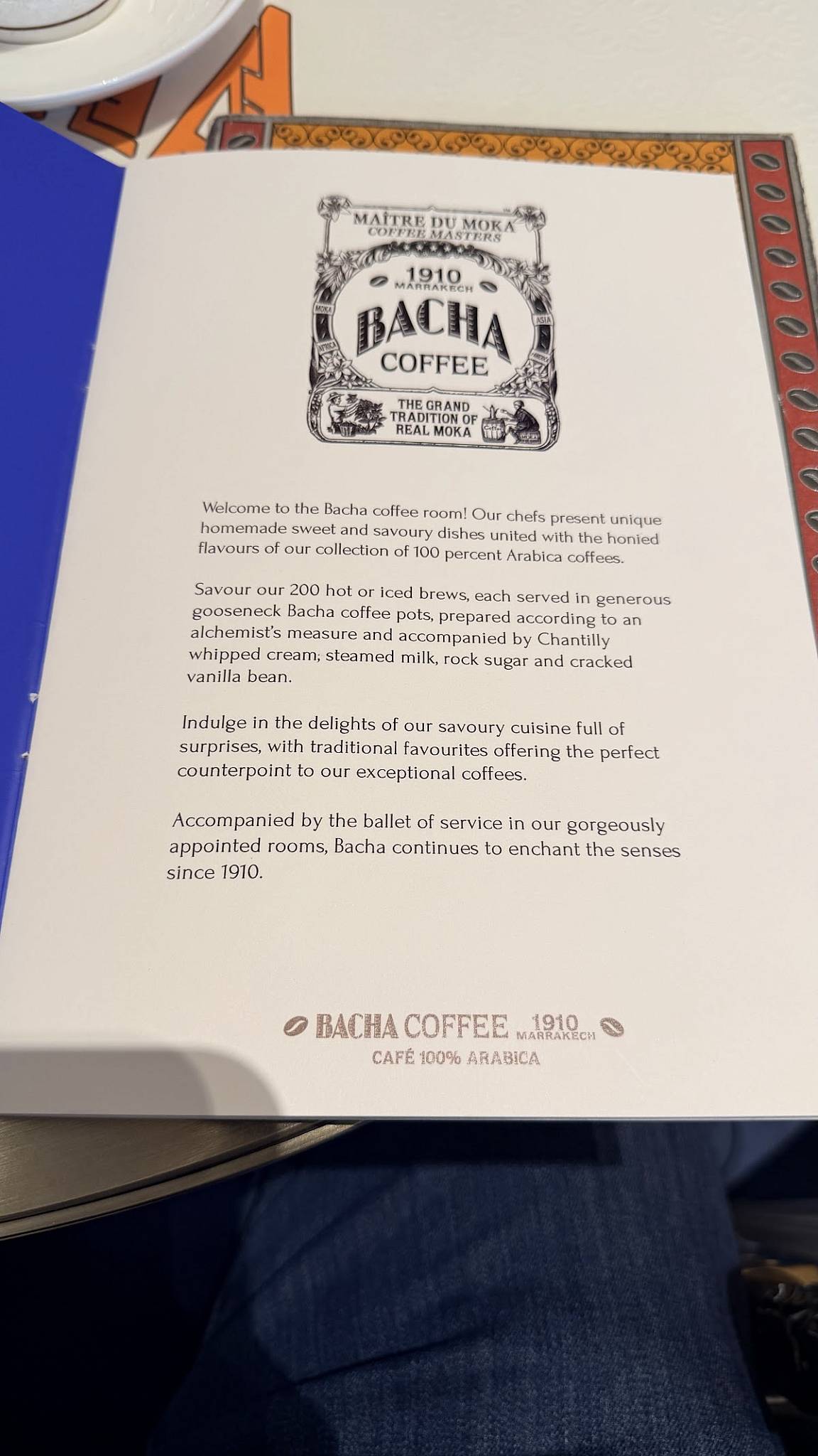 Bacha Coffee Solitaire Mall меню
