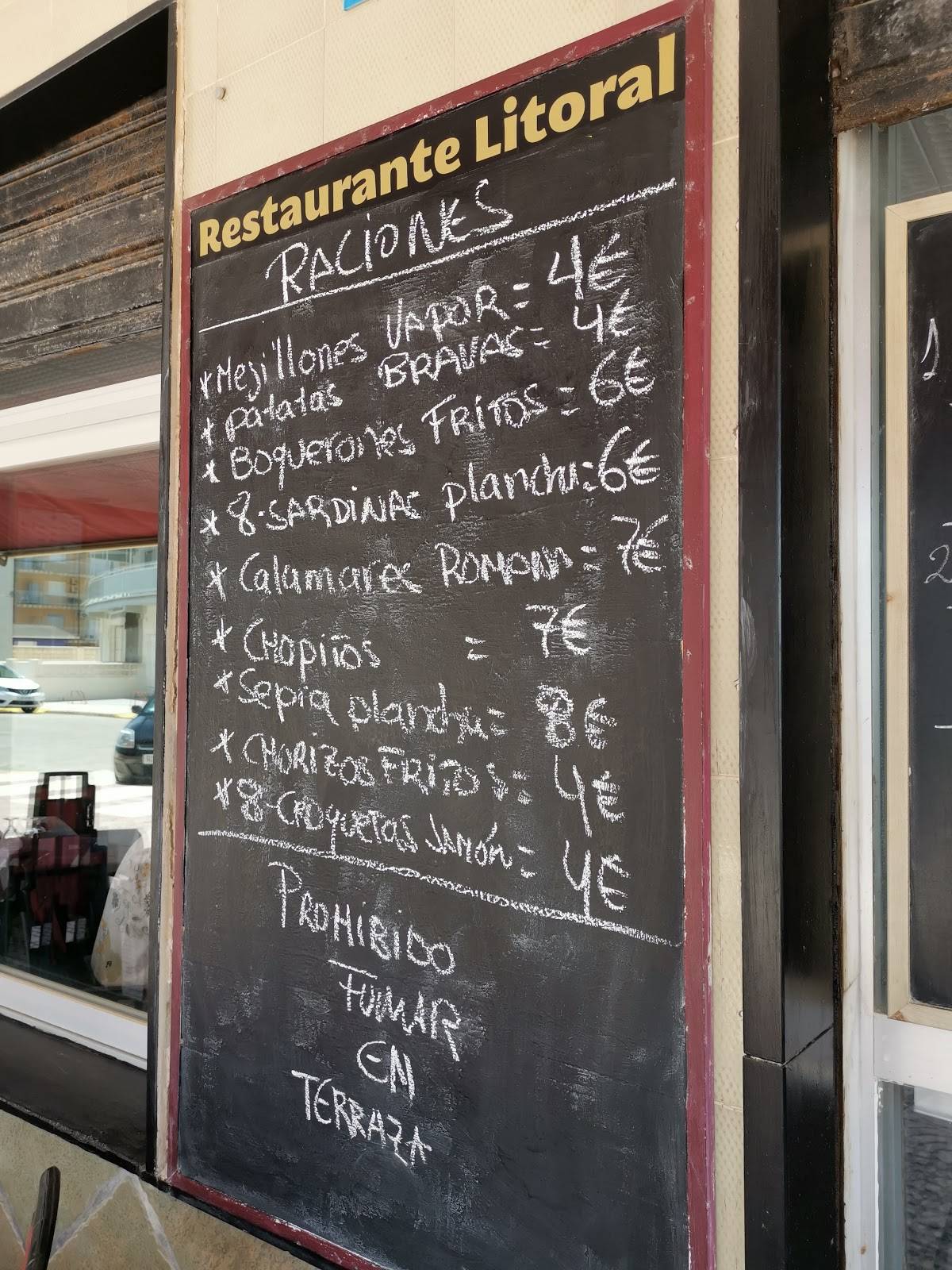 Bar Rte Litoral меню