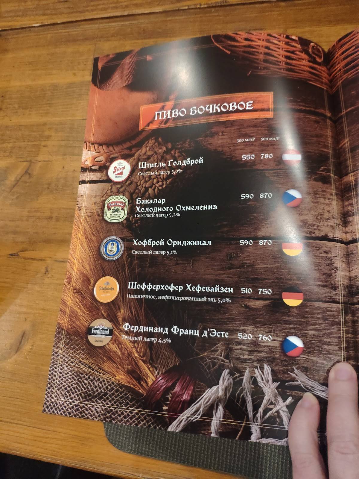 Beer House меню