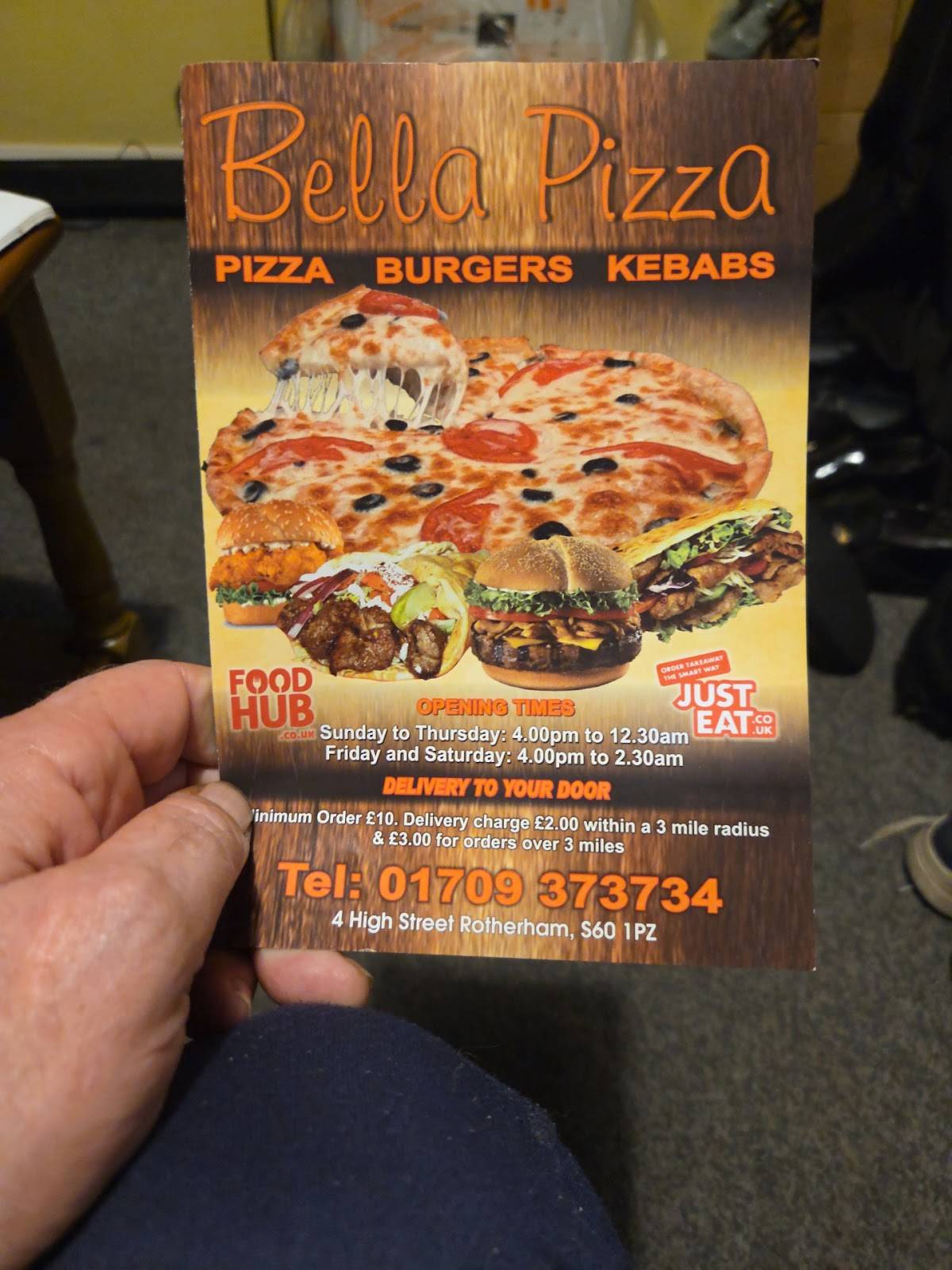 Bella Pizza меню
