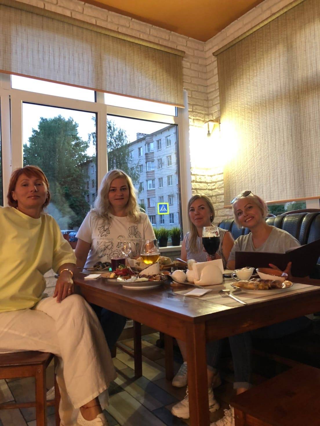 Белые ночи меню