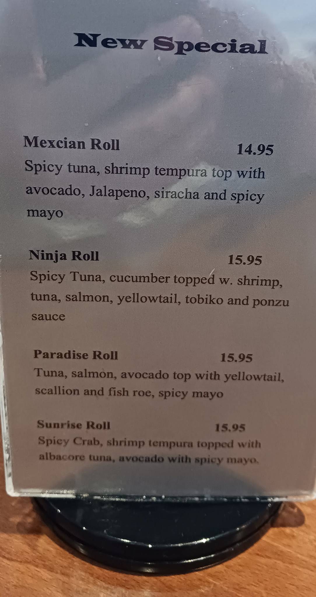 Big Fish Sushi меню