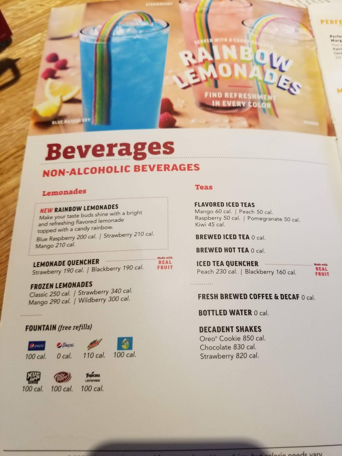 Applebee's Grill + Bar меню