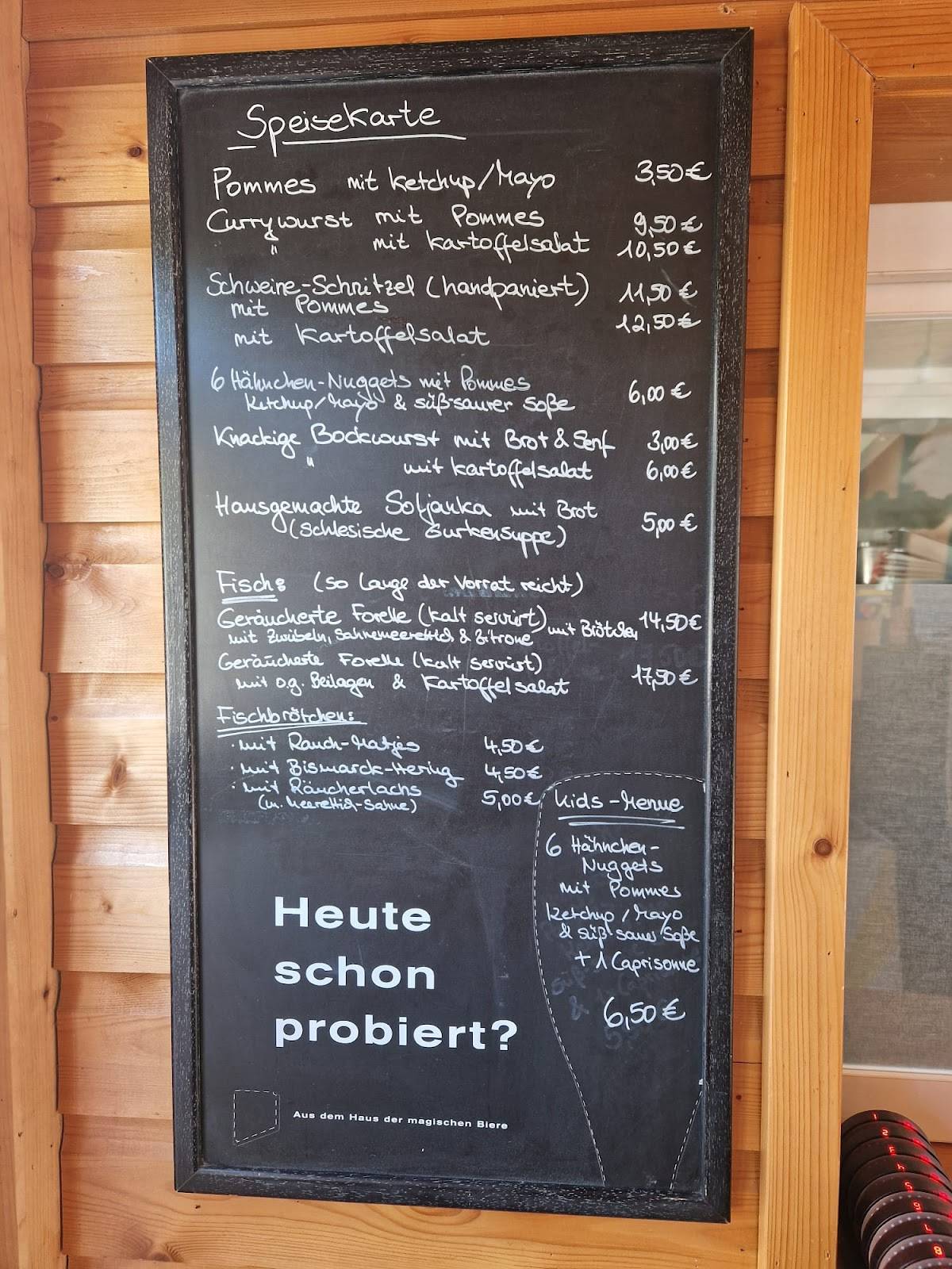 Bootshaus Ahlum меню