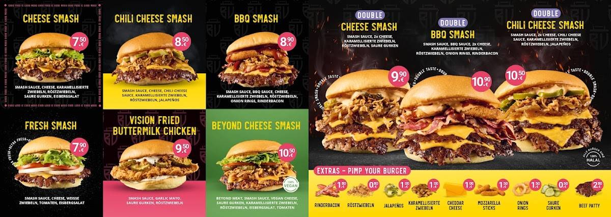 BurgerVision меню