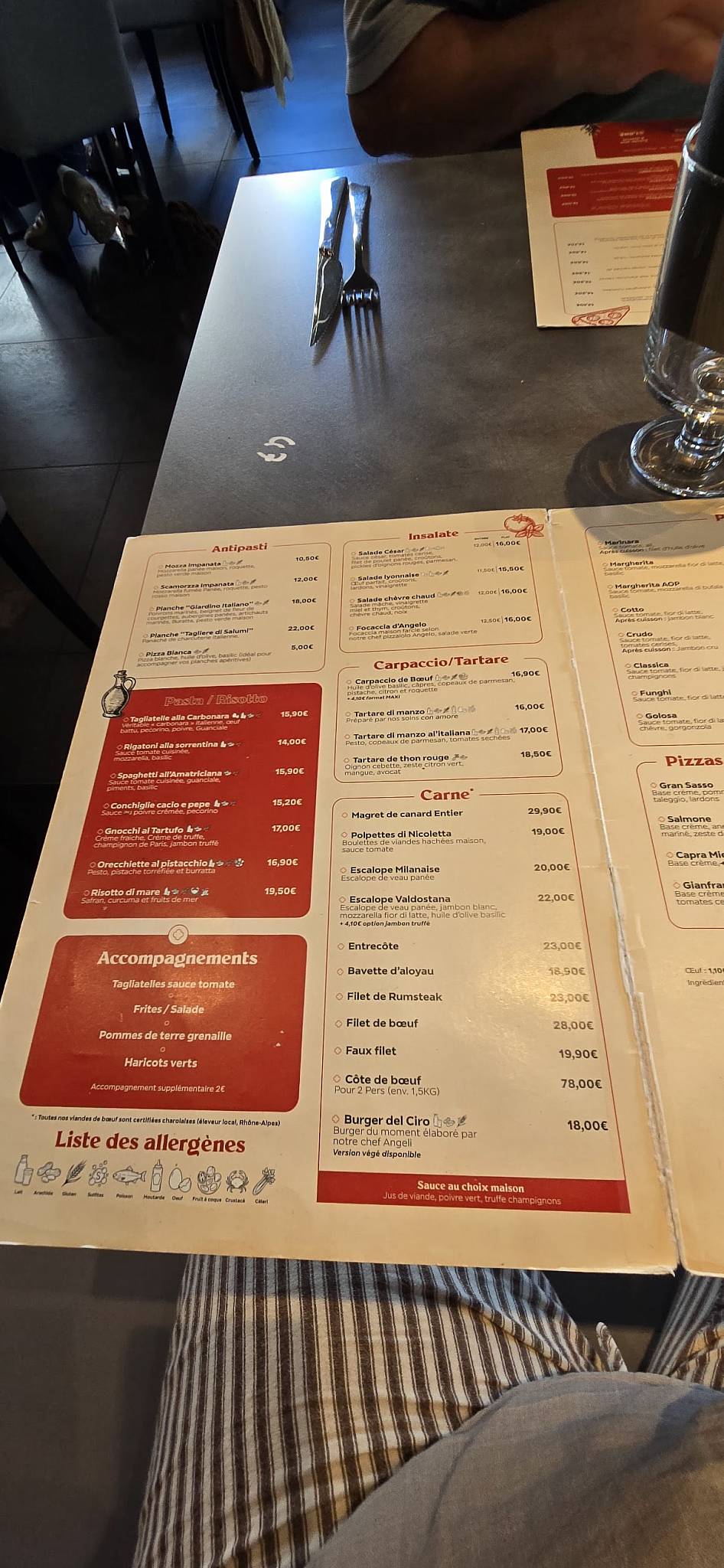 CIRO Ristorante меню