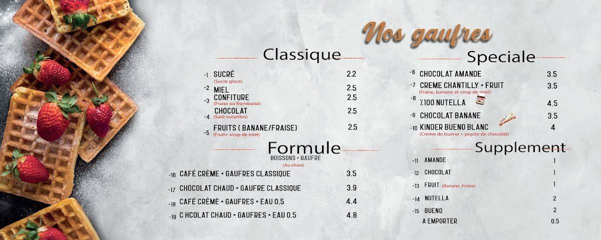 Café La Rosa меню