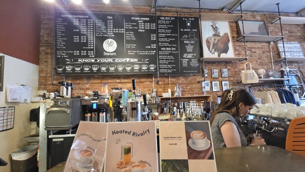 Café Steam меню