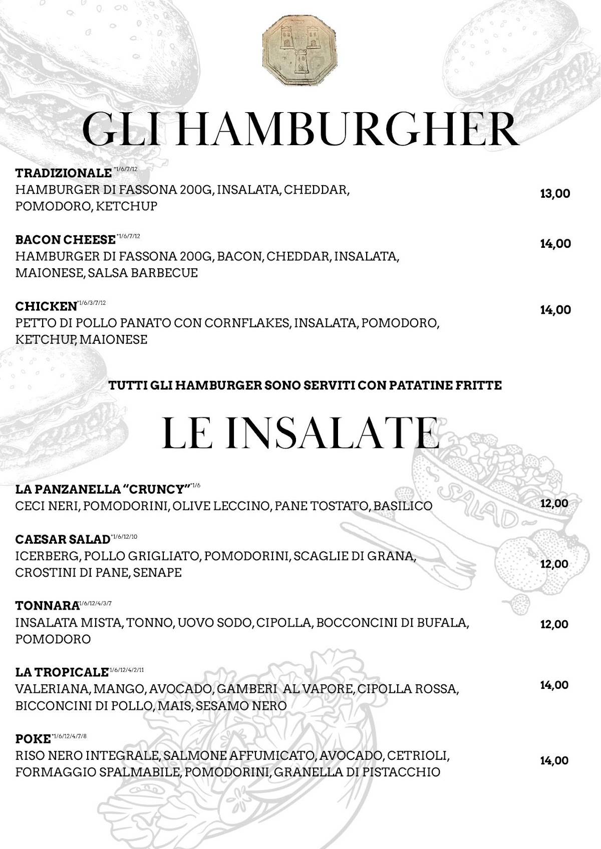 La Torre Pizza e Gril меню