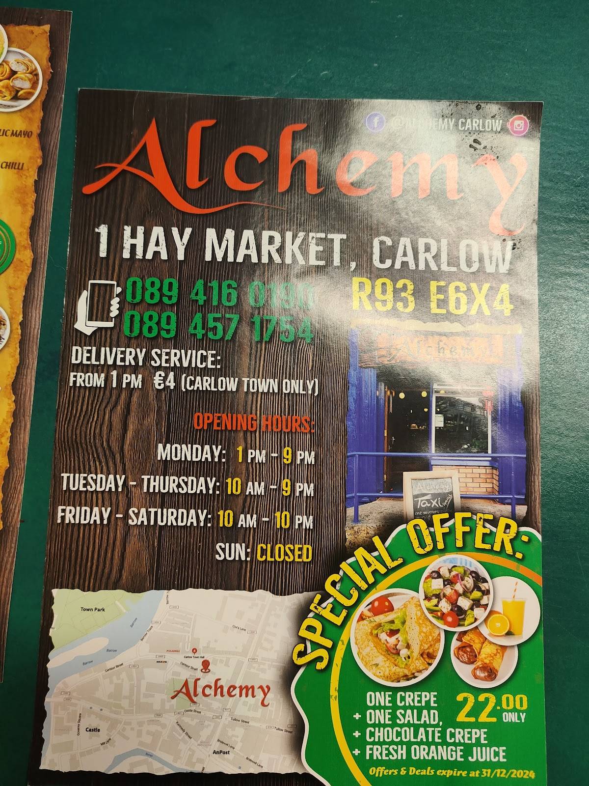 Alchemy меню
