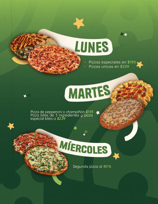 Chepy's pizza MÉXICO ORIENTE меню