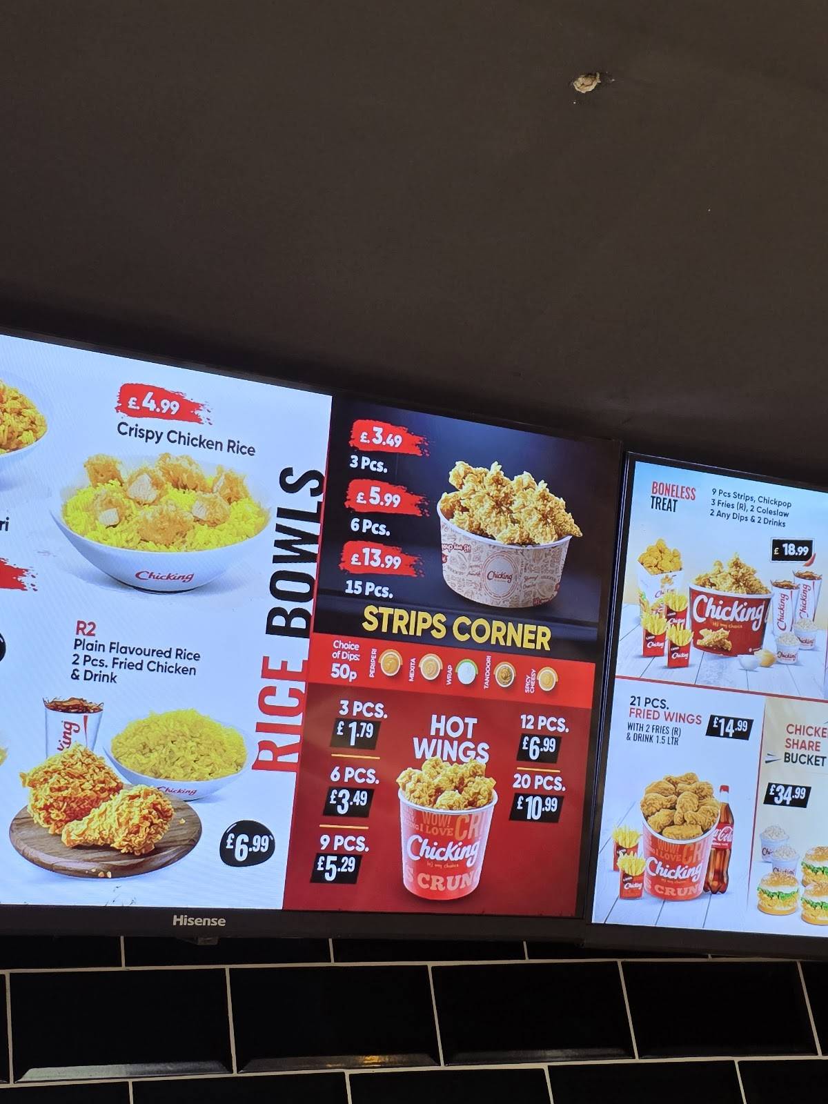 Chicking Walthamstow меню