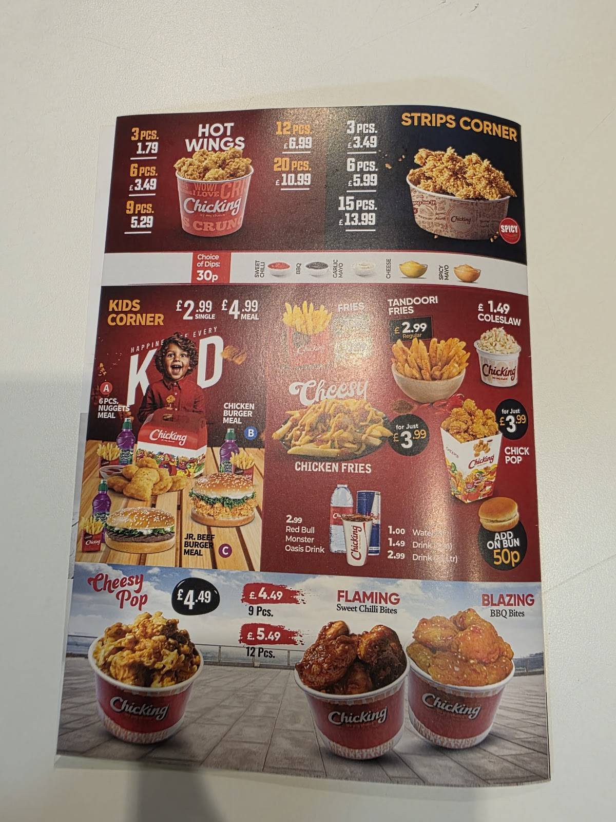 Chicking Walthamstow меню