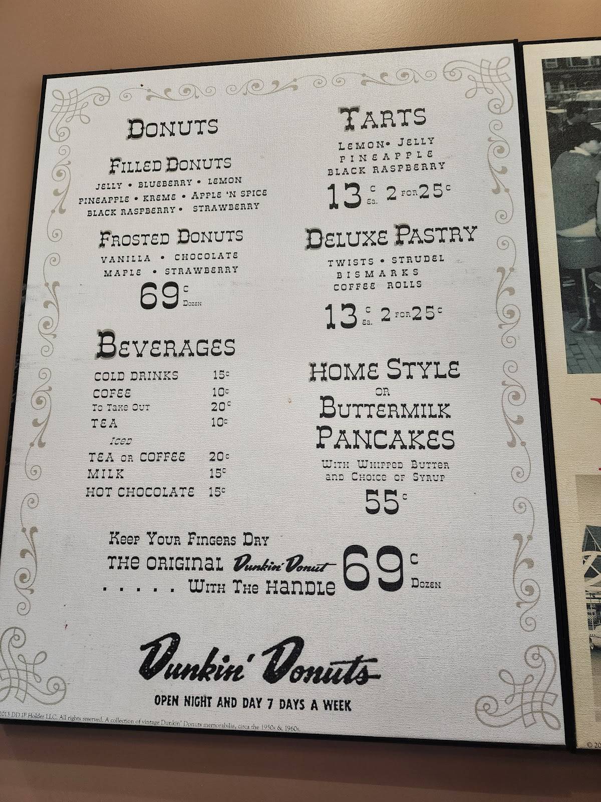 Dunkin' меню