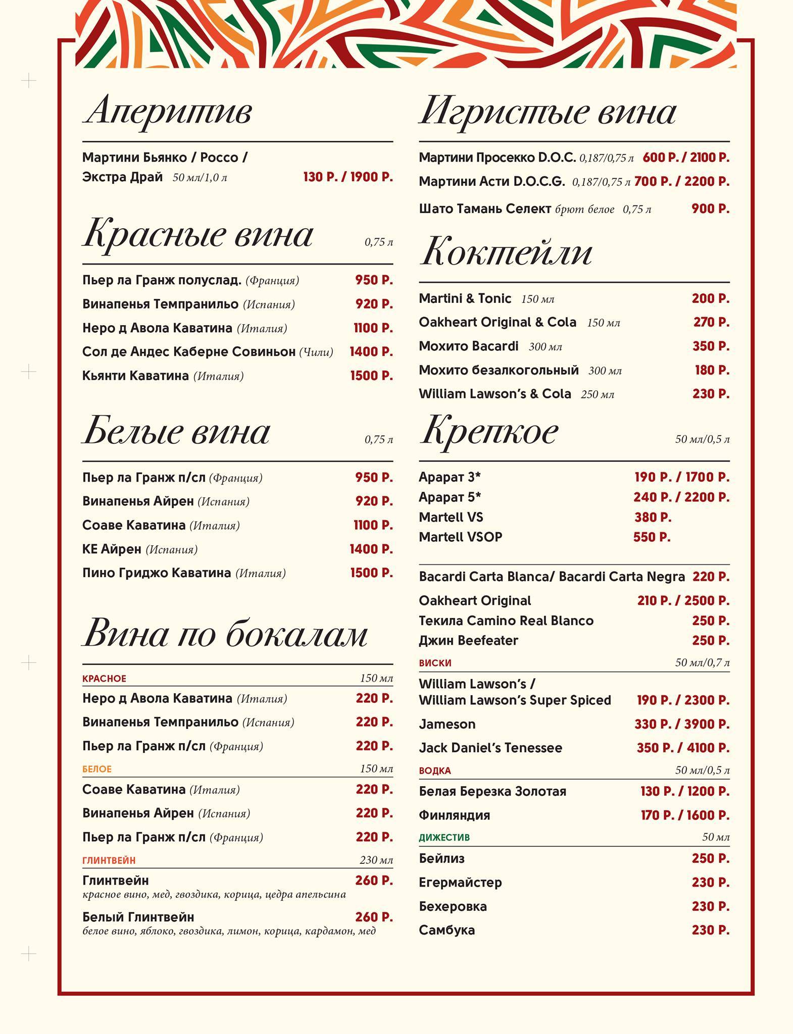 Coffee Man меню
