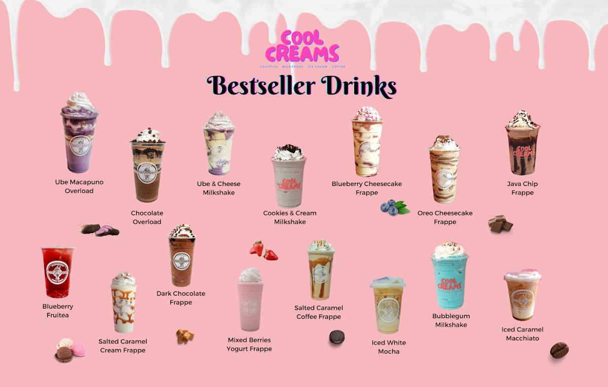 Cool Creams Cafe меню