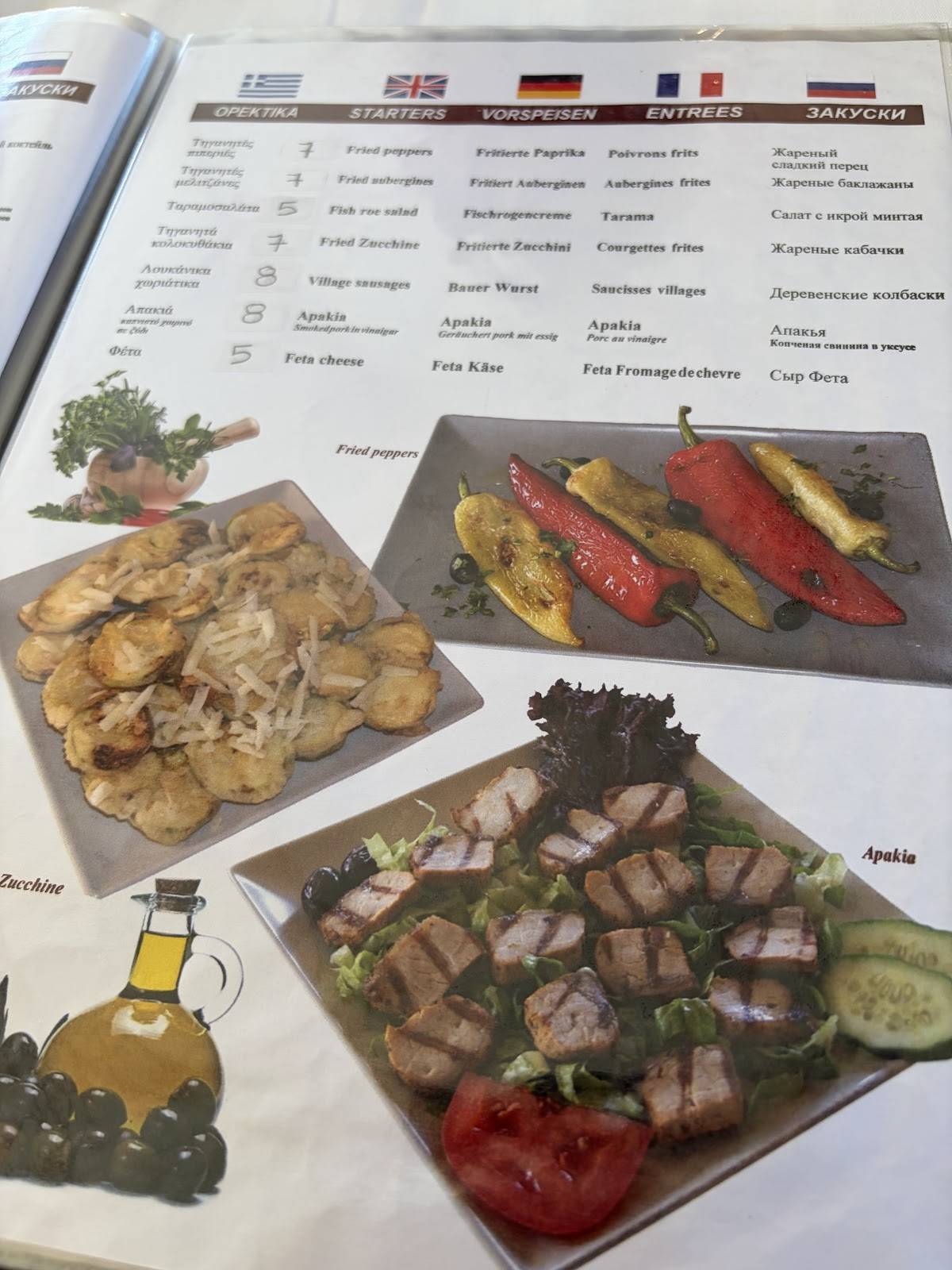 Crete Family Taverna меню