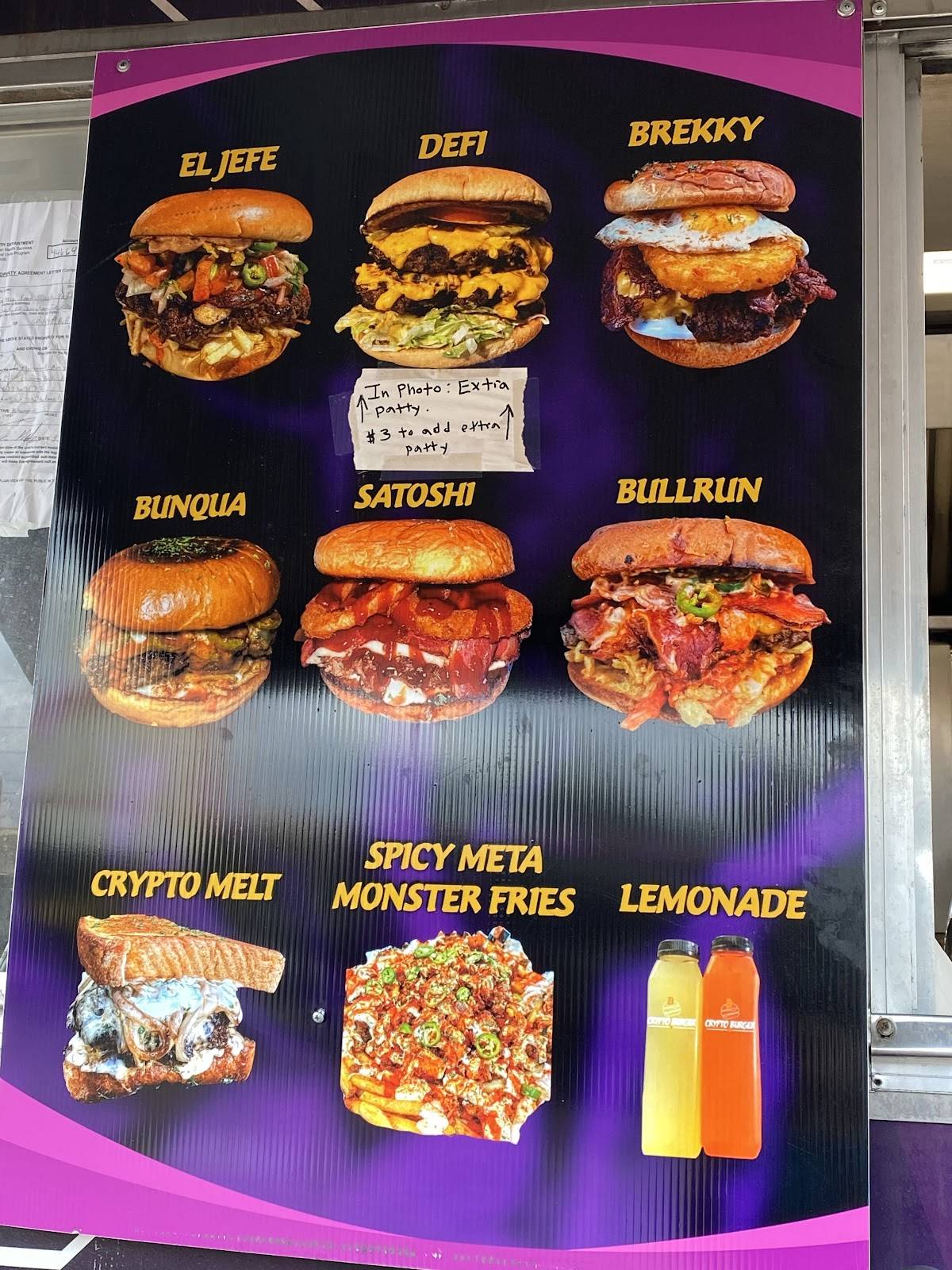 Crypto Burger (Galleria) меню