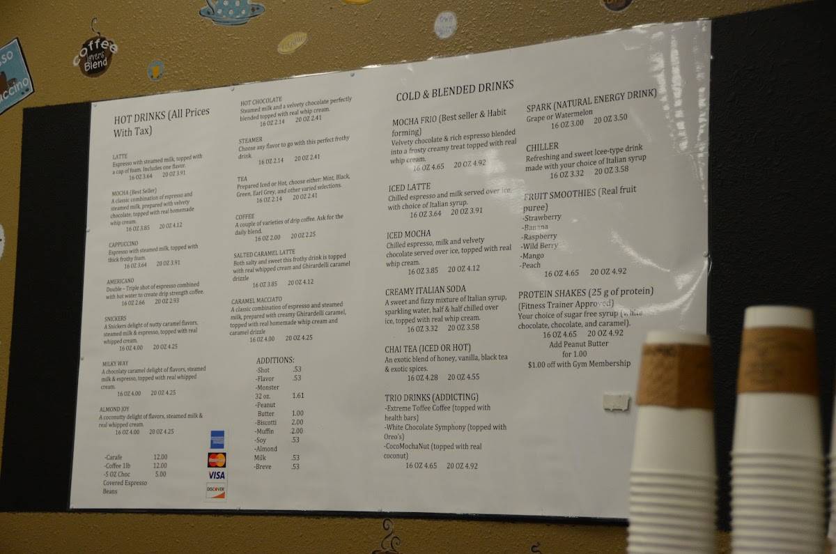 Deanna's Java Cafe меню