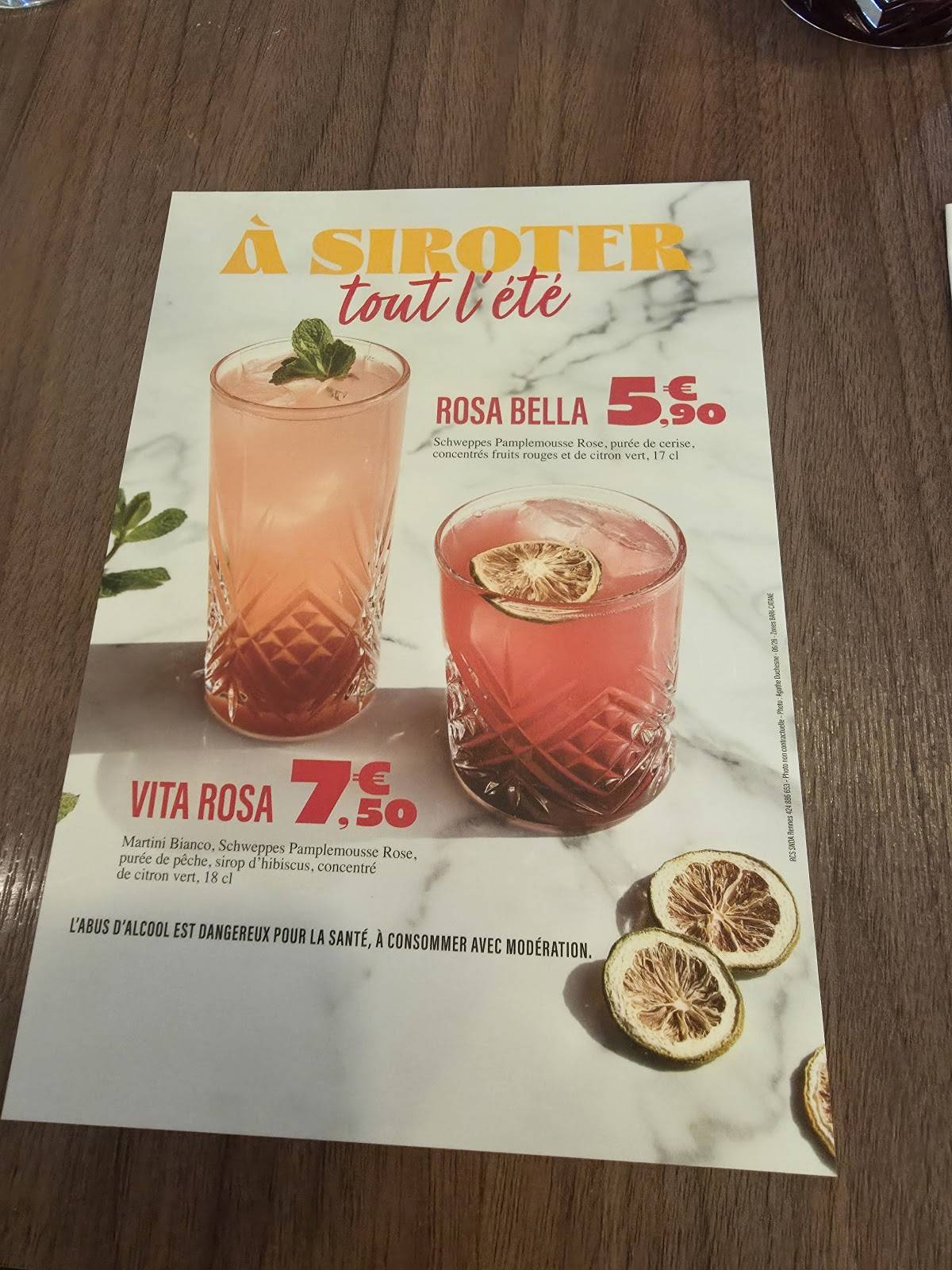 Del Arte меню
