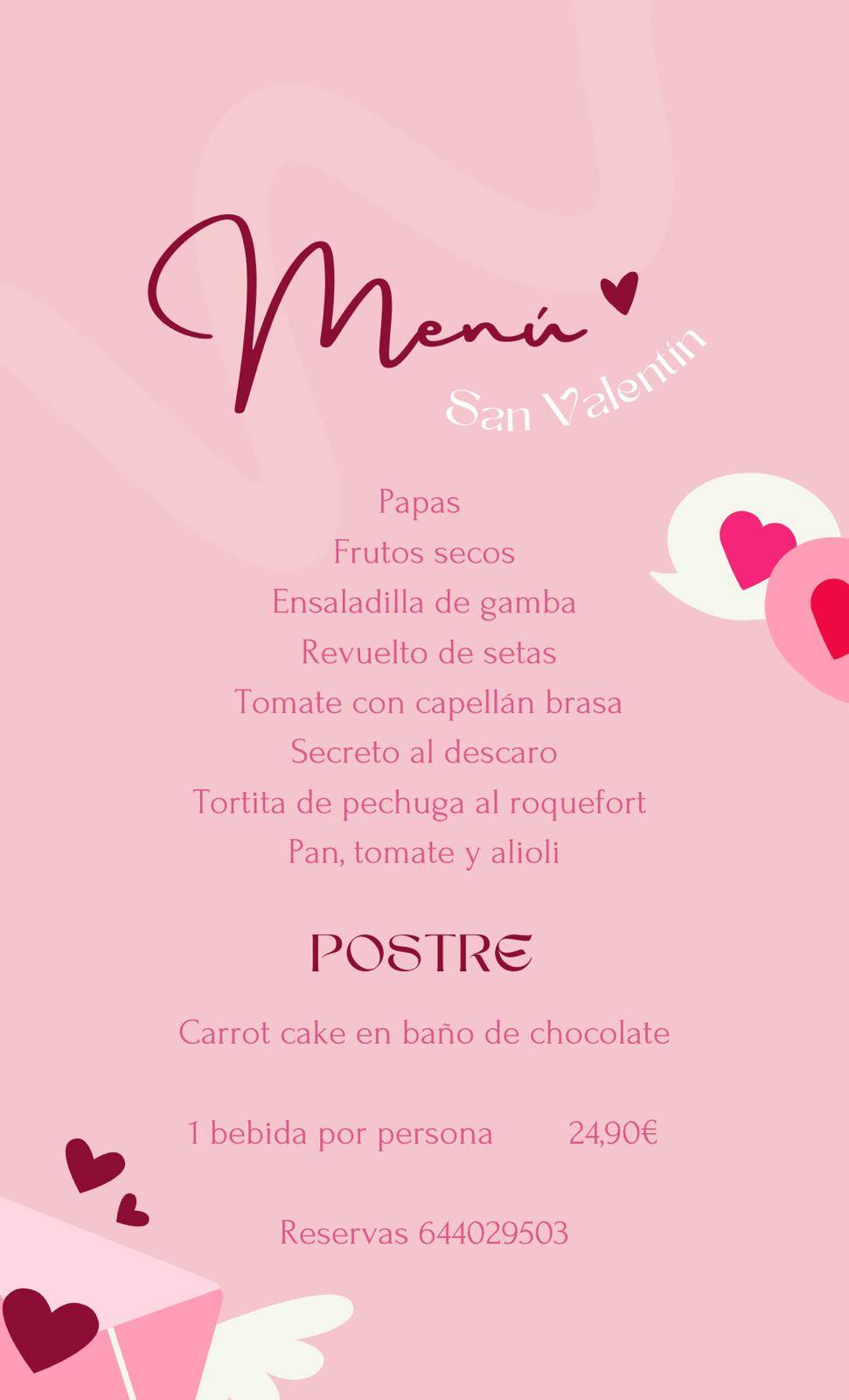 Descaro меню